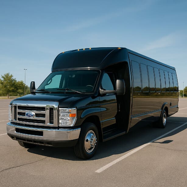 Fresno Shuttle Bus Rentals 18 Passenger Shuttle Bus